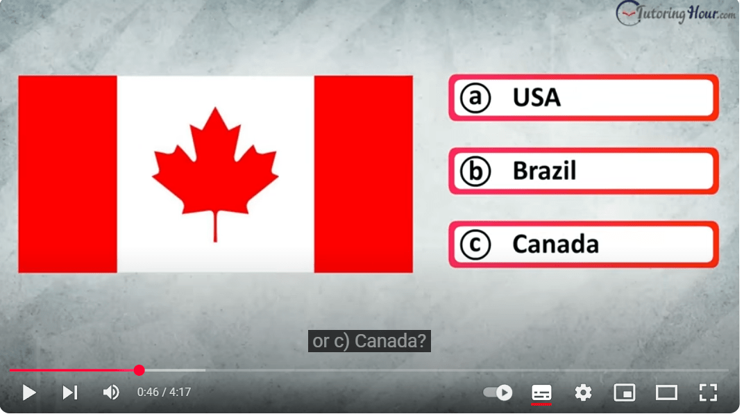 Theme 1 - Guess the countries by Their flags